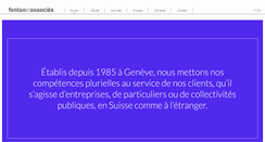 Desktop Screenshot of fontanet.ch