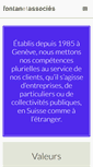 Mobile Screenshot of fontanet.ch